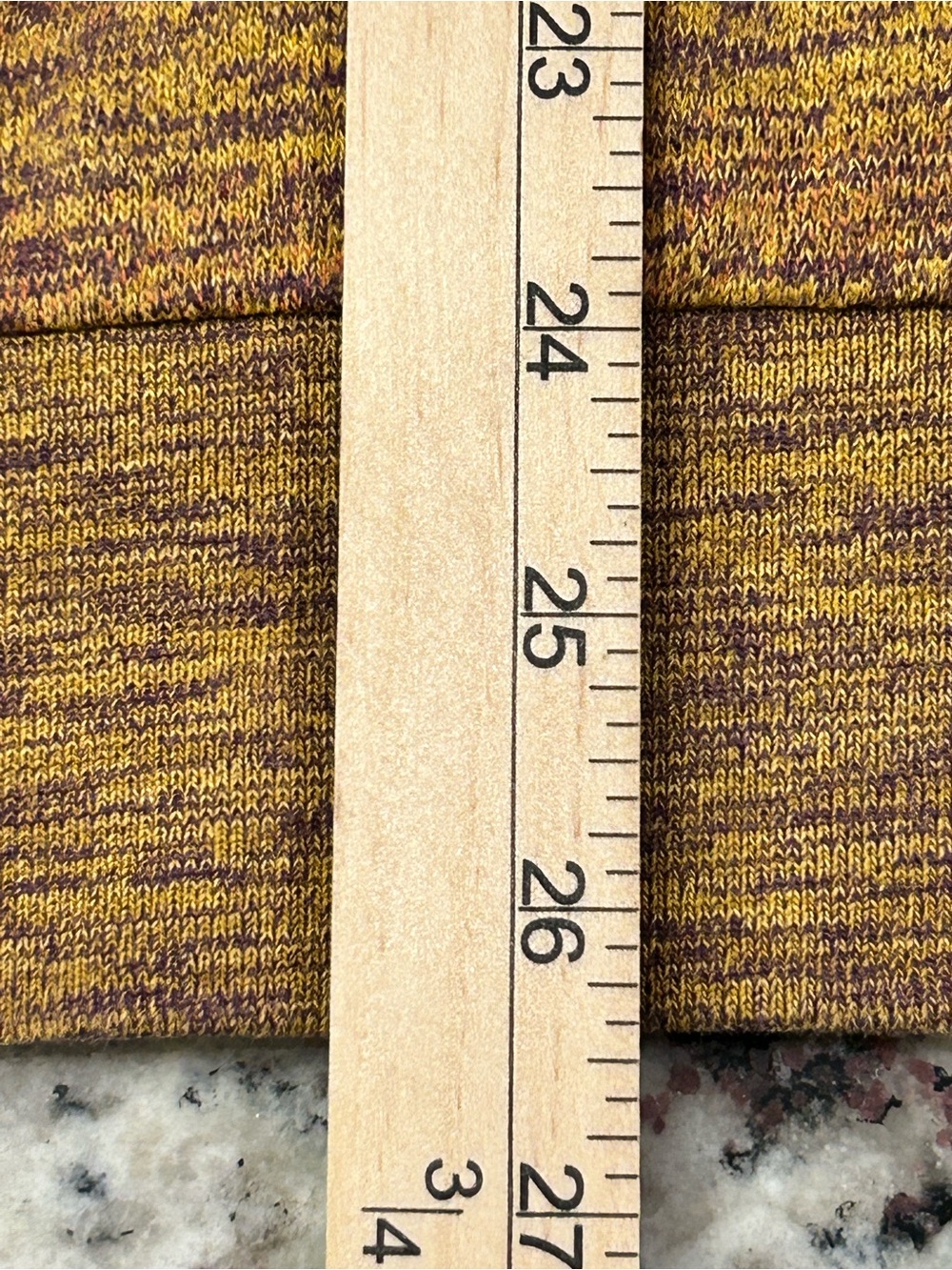 Scotch & Soda Men's Marled Mustard Crewneck Sweater Mélange Texture Men’s M - Picture 8 of 9